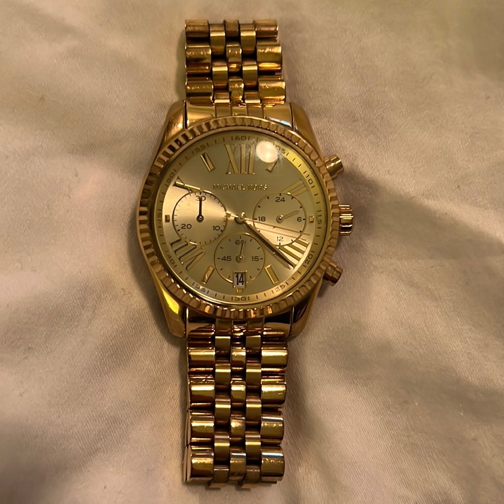 MK gold watch - perfect condition